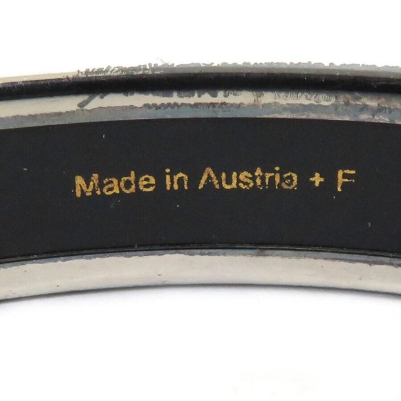 Auth HERMES Cloisonne Caleche Bangle Bracelet - Picture 3 of 8